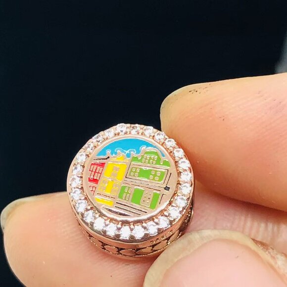 ✨🔥Pandora Rainbow Row Charleston South Carolina Exclusive Charm - Picture 1 of 4